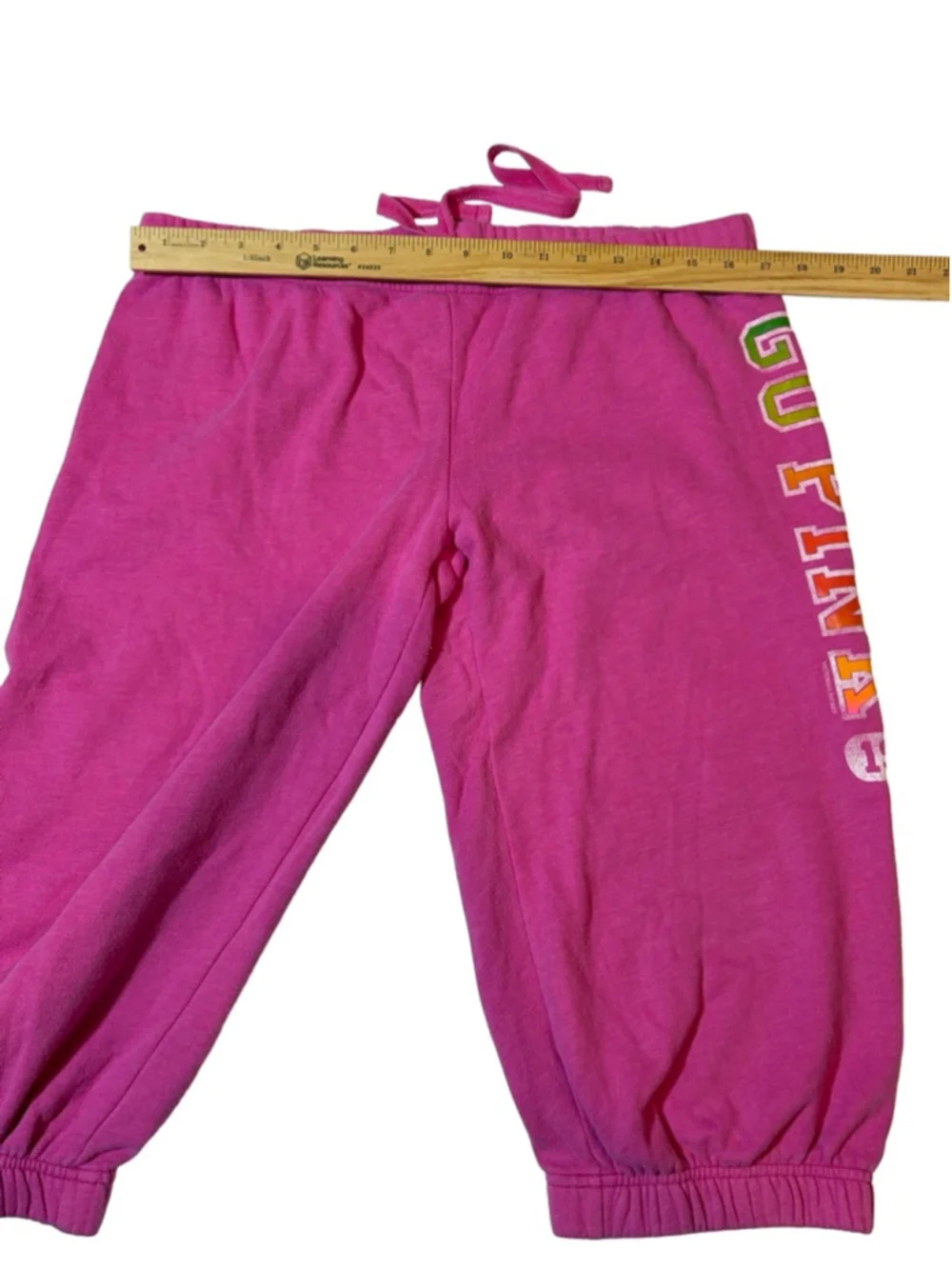 Victoria Secret PINK Sweatpants Y2K Pink Graphic Logo Cozy Lounge - Picture 5 of 10